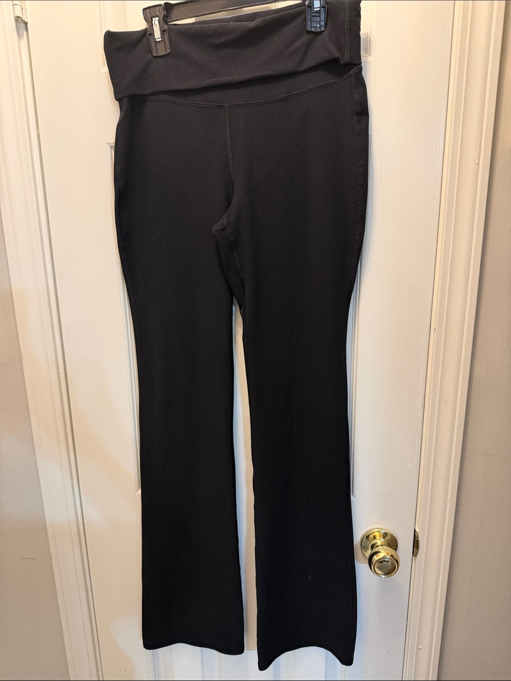 ALO Yoga Black Logo Waistband Leggings